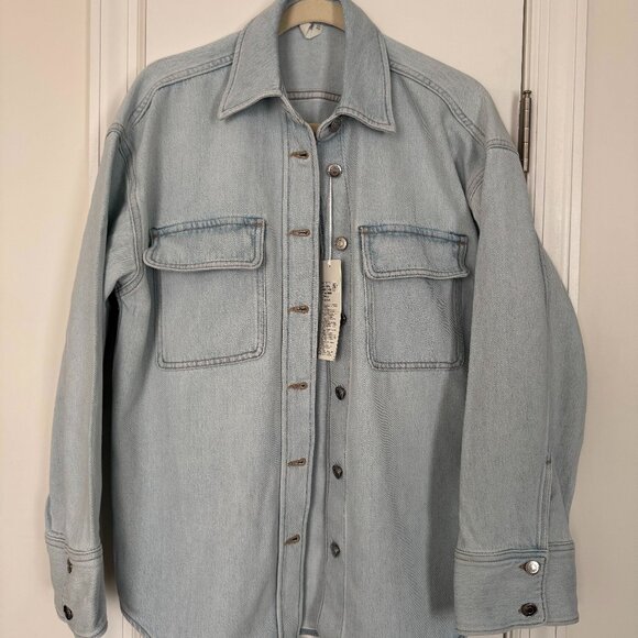 Arket Light Blue Button Down Shirt - Picture 5 of 11